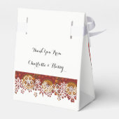 Verziert dekoriertes indisches Elefantendesign Geschenkschachtel (Rückseite)