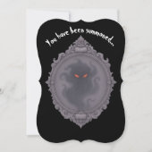 Verziert Demon Mirror Einladung (Vorderseite)