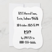 Verziert Demon Mirror Einladung (Rückseite)