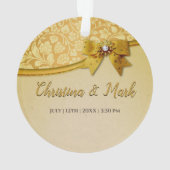 Verziert Elegante Retro Abstrakte Blume und Blätte Ornament (Rückseite)