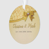 Verziert Elegante Retro Abstrakte Blume und Blätte Ornament (Vorderseite)