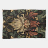 Verziert Fantasy Gnome Geschirrtuch (Horizontal)