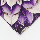 Verziert Floral Mandala Design Fleecedecke (Ecke)
