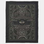 Verziert Gearhead Steampunk Fleecedecke (Vorderseite)