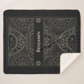 Verziert Gearhead Steampunk Sherpadecke (Vorderseite (Horizontal))