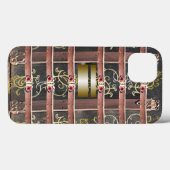 Verziert Goth Steampunk Leather Trunk CricketDiane Case-Mate iPhone Hülle (Rückseite (Horizontal))