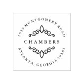 Verziert Gummistempel (Prägung)