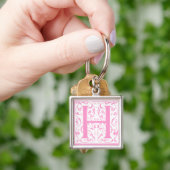 Verziert H Monogramm Schlüsselanhänger (Hand)