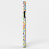 Verziert Hand Drawn Paisley Floral Motif Case-Mate iPhone Hülle (Hinten/Rechts)