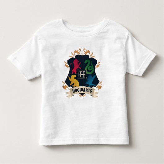 Verziert HOGWARTS™ House Wappen Kleinkind T-shirt (Vorderseite)