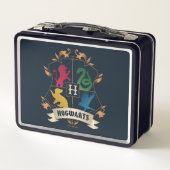 Verziert HOGWARTS™ House Wappen Metall Brotdose (Rückseite)