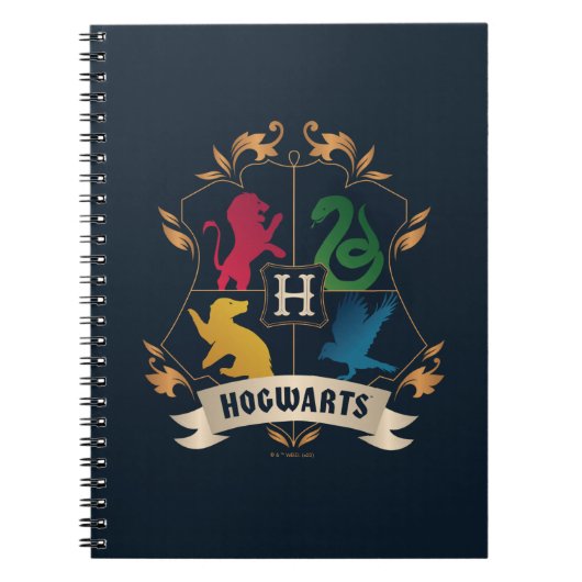 Verziert HOGWARTS™ House Wappen Notizblock (Vorderseite)