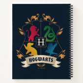 Verziert HOGWARTS™ House Wappen Notizblock (Rückseite)