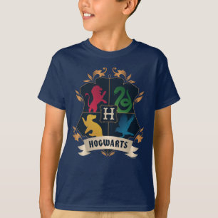 Verziert HOGWARTS™ House Wappen T-Shirt