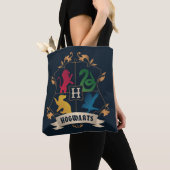 Verziert HOGWARTS™ House Wappen Tasche (Von Nahem)
