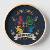 Verziert HOGWARTS™ House Wappen Uhr (Vorderseite)