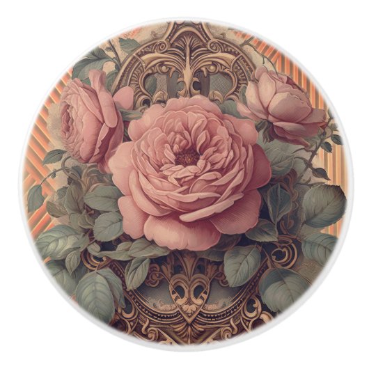 Verziert Keramikknauf (Vorderseite)