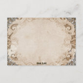 Verziert Mairytale Storybook Wedding RSVP (Rückseite)