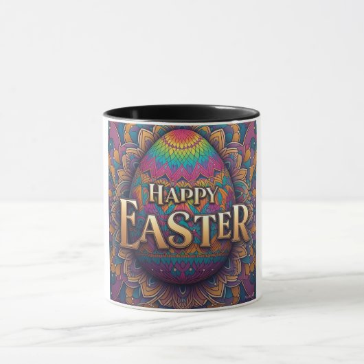 Verziert Mandala Ostereier Ostern Tasse (Zentrum)