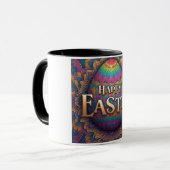 Verziert Mandala Ostereier Ostern Tasse (Vorderseite Links)