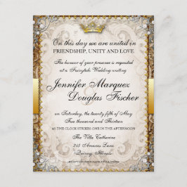 Verziert Märchenbuch Einladung zur Hochzeit