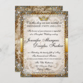 Verziert Märchenbuch Einladung zur Hochzeit (Vorne/Hinten)