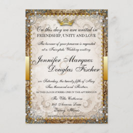 Verziert Märchenbuch Einladung zur Hochzeit