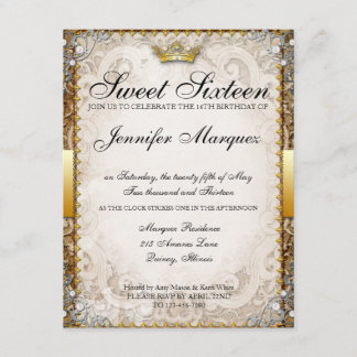 Verziert Messe Storybook 16 . Geburtstag Invasion Einladung