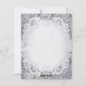 Verziert Messe Storybook Tischnummer Karten (Rückseite)