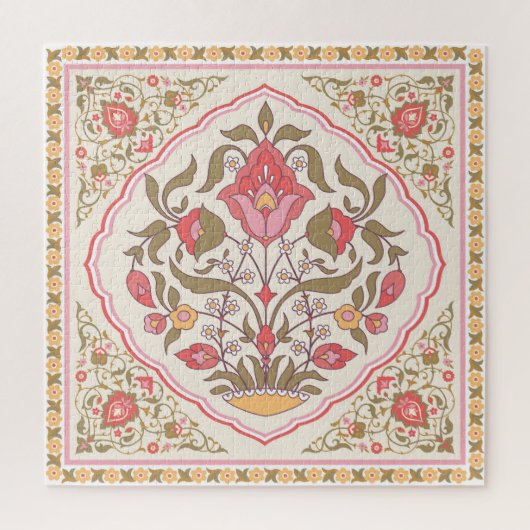 Verziert Oriental: florales Design. Puzzle (Vertikal)