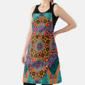 Verziert östlich: Luxuriöse grüne Dekoration. Schürze (InSitu)