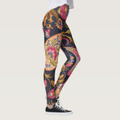 Verziert Paisley: Elegantes, nahtloses Muster. Leggings (Rechts)