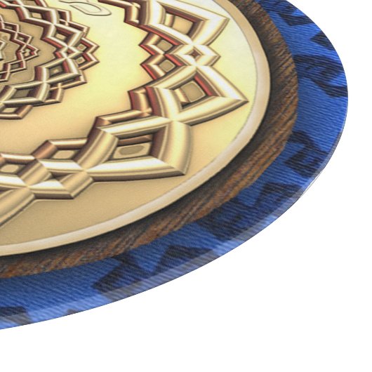 Verziert Passover Matzah Plate Schneidebrett (Ecke)