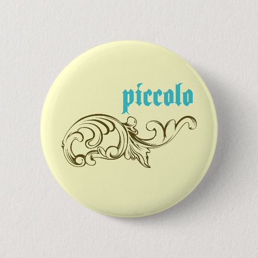 Verziert Piccolo Button (Vorderseite)