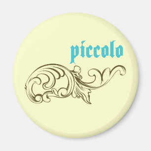 Verziert Piccolo Magnet