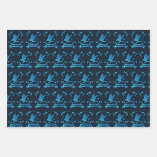 Verziert RAVENCLAW™ House Wappen Geschenkpapier Set (Vorderseite 3)
