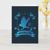 Verziert RAVENCLAW™ House Wappen Karte (Gelbe Blume)
