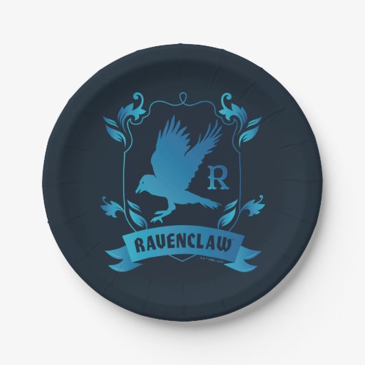 Verziert RAVENCLAW™ House Wappen Pappteller (Vorderseite)