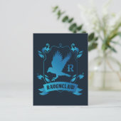 Verziert RAVENCLAW™ House Wappen Postkarte (Stehend Vorderseite)