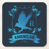 Verziert RAVENCLAW™ House Wappen Rechteckiger Pappuntersetzer (Vorderseite)