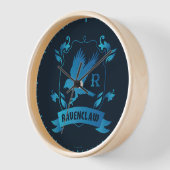 Verziert RAVENCLAW™ House Wappen Uhr (Winkel)