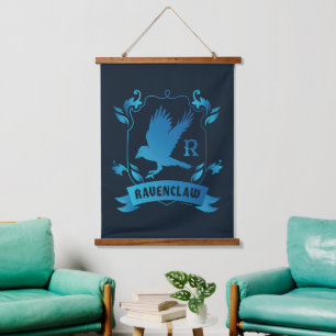 Verziert RAVENCLAW™ House Wappen Wandteppich Mit Holzrahmen