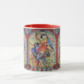 Verziert Red Scarlet Hyacinth Blue Macaw Parrot Ta Tasse (Zentrum)