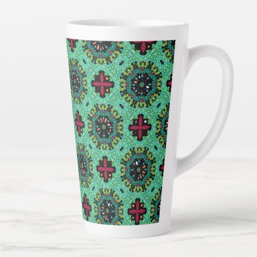 Verziert Scribbles Weihnachten Milchtasse (Rechts)