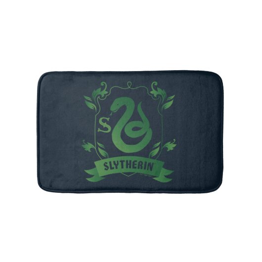 Verziert SLYTHERIN™-Wappen Badematte (Vorderseite)