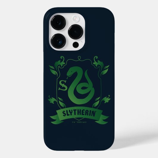 Verziert SLYTHERIN™-Wappen Case-Mate iPhone Hülle (Rückseite)