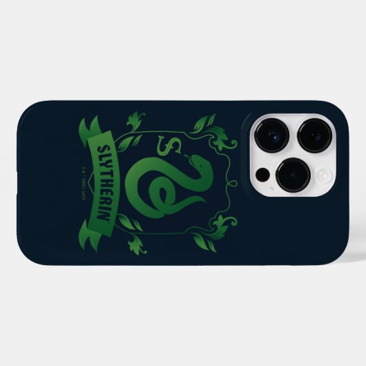Verziert SLYTHERIN™-Wappen Case-Mate iPhone Hülle (Rückseite (Horizontal))
