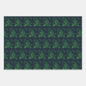 Verziert SLYTHERIN™-Wappen Geschenkpapier Set (Vorderseite 2)