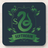 Verziert SLYTHERIN™-Wappen Getränkeuntersetzer (Vorderseite)