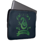 Verziert SLYTHERIN™-Wappen Laptopschutzhülle (Vorne Rechts)